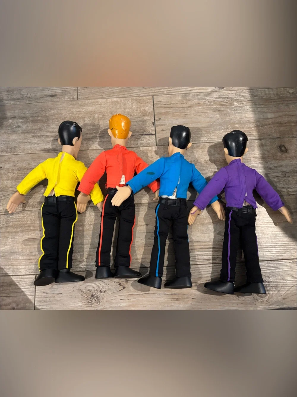 Wiggles Greg, Anthony Murray, Jeff,  15” Singing Dolls 2003 Singing Works